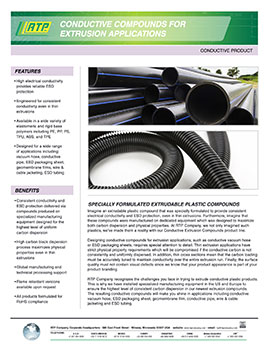 Conductive Compounds for Extrusion Applications