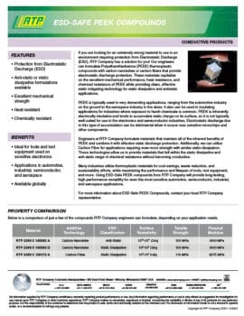 ESD Safe PEEK Compounds Innovation Bulletin