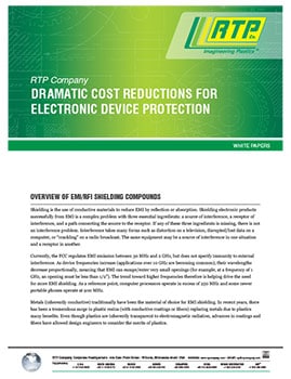 RTP Company White Paper - EMI/RFI Shielding Compounds - Dramatic Cost Reductions for Electronic Device Protection