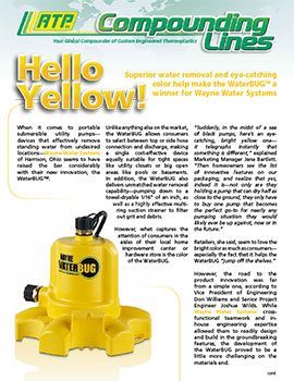 RTP Company Compounding Lines - Hello Yellow!