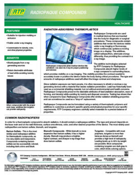 RTP Company Radiopaque Compounds Innovation Bulletin
