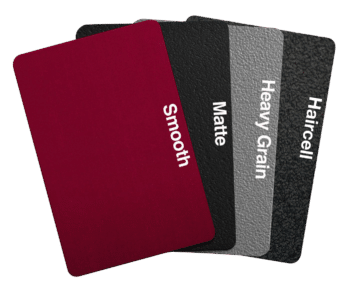 ESP textures include: Smooth, Heavy Grain, Matte and Haircell