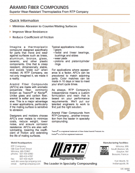 RTP Company - Aramid Fiber Compounds